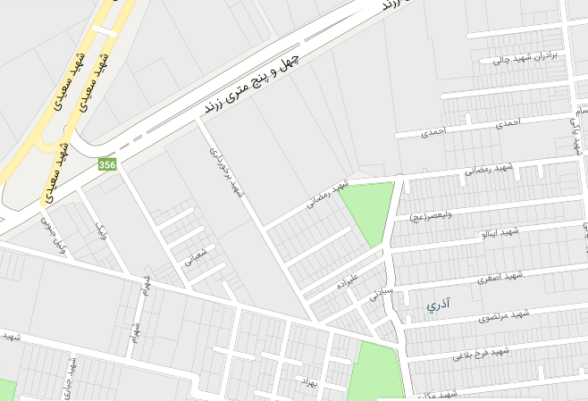 خیابان برخورداری سه راه آذری خیابان برخورداری سه راه آذری